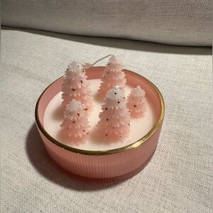Sincerely Jules Pink Christmas Tree Candle Viral
